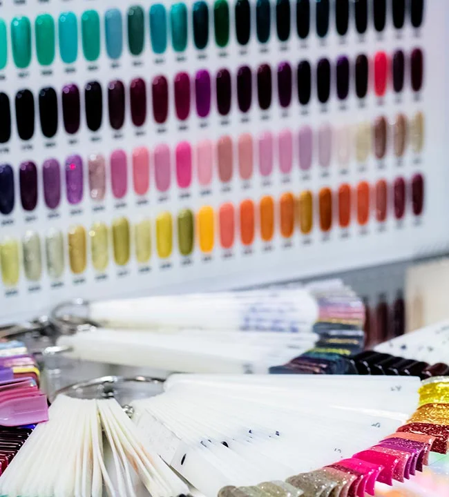 Nail polish color display